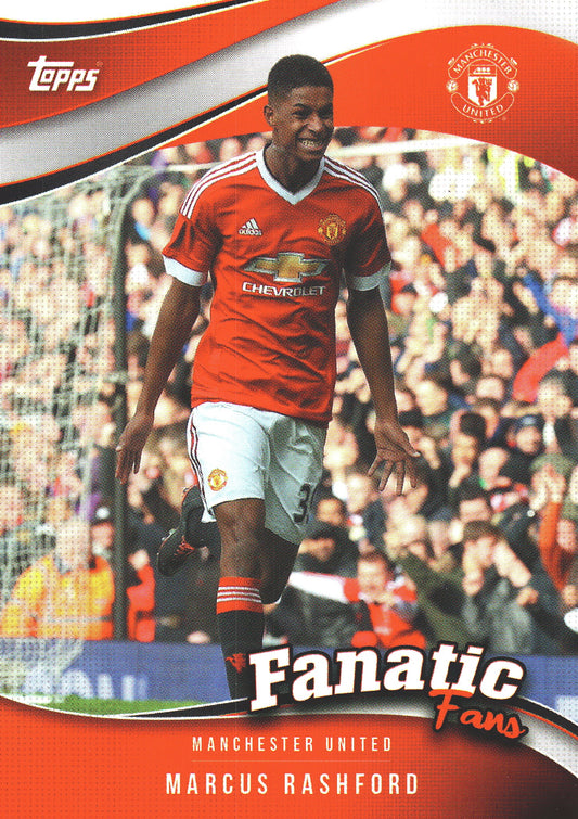 2024 Topps Manchester United Fan Set Fanatic Fans Marcus Rashford #FF-2