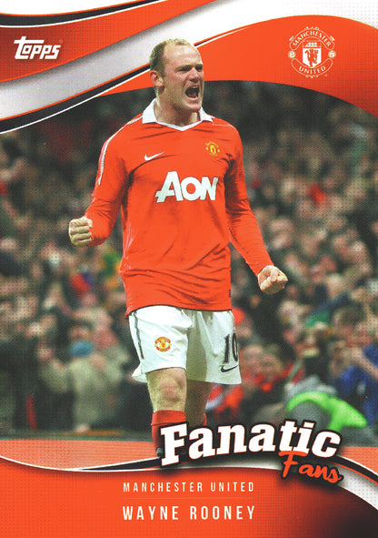 2024 Topps Manchester United Fan Set Fanatic Fans Wayne Rooney #FF-4