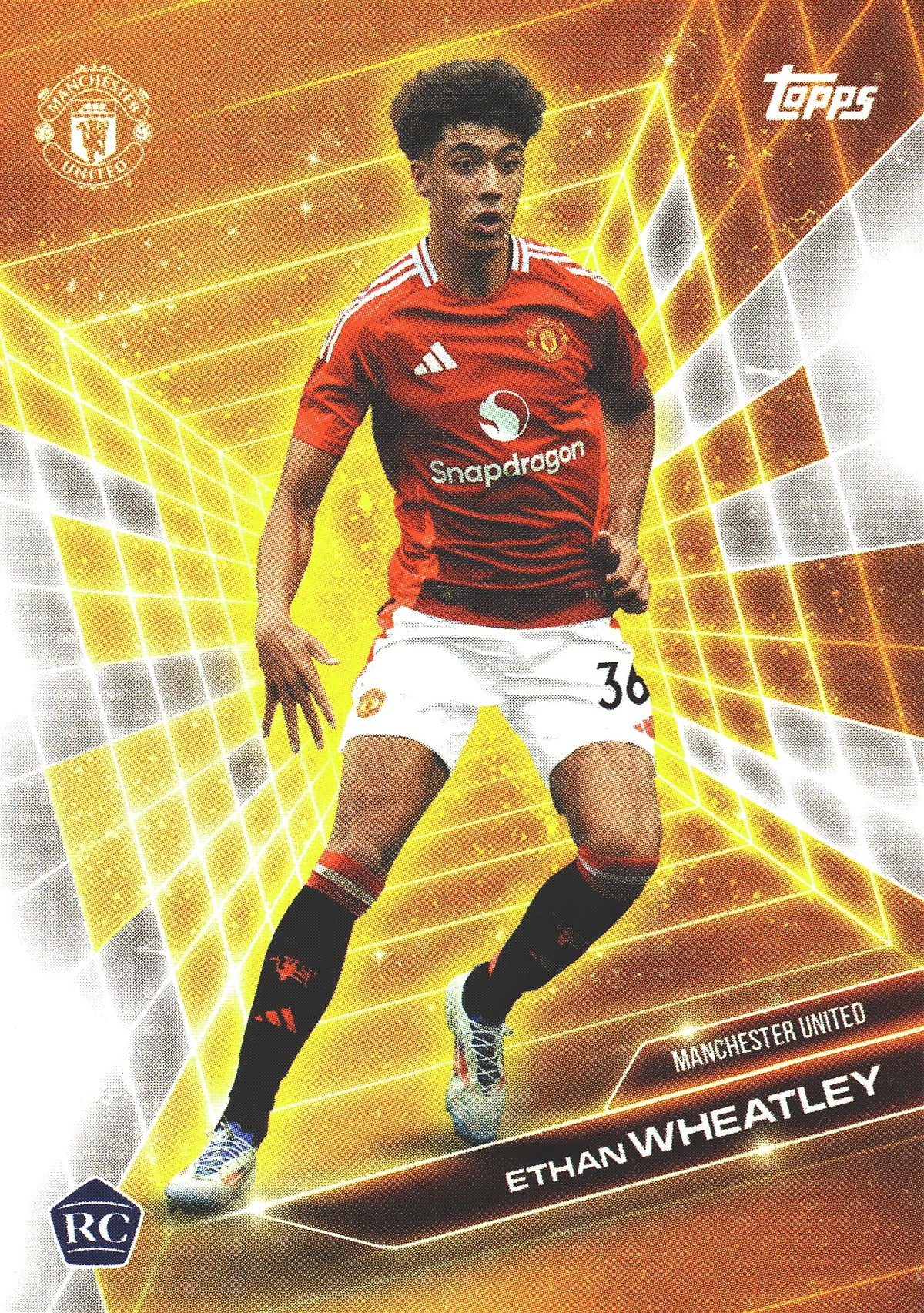 2024 Topps Manchester United Fan Set Golden Future Ethan Wheatley #GF-4