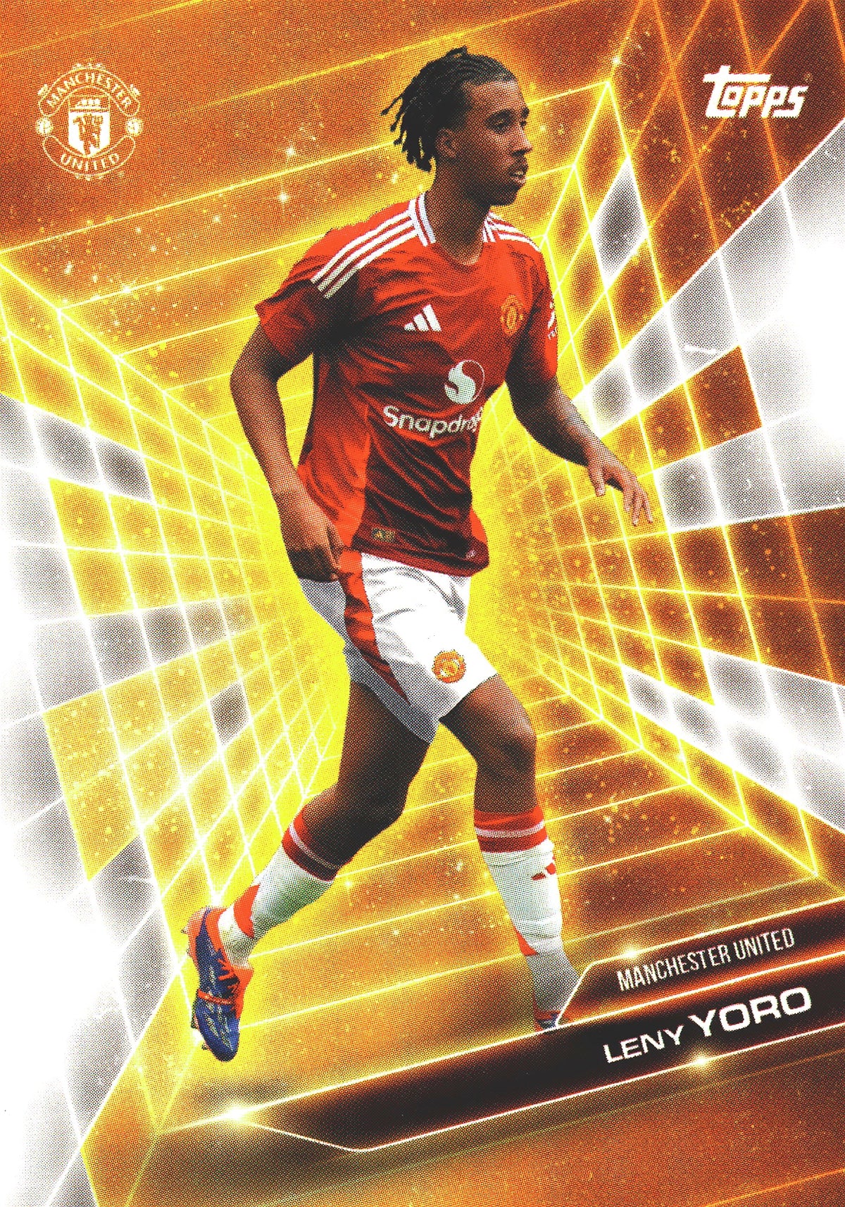 2024 Topps Manchester United Fan Set Golden Future Leny Yoro #GF-5