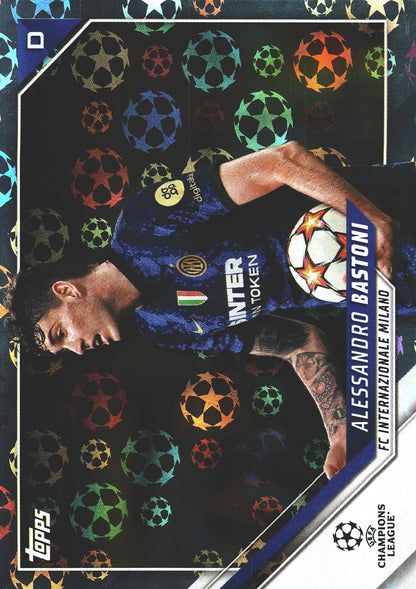 2021 Topps UCC Starball Foil Alessandro Bastoni #48 Inter Milan