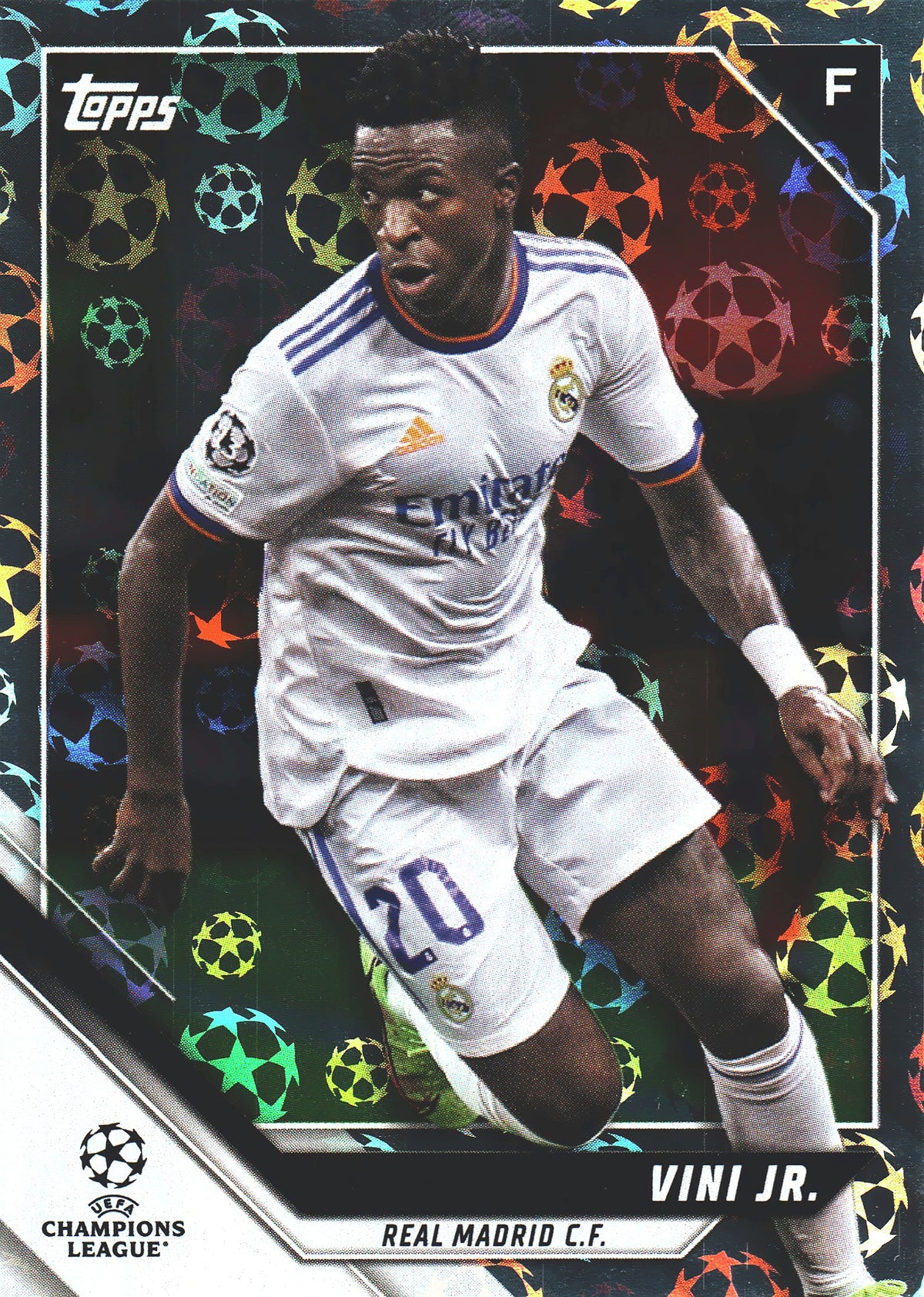 2021 Topps UCC Starball Foil Vinicius Jr. #70 Real Madrid CF