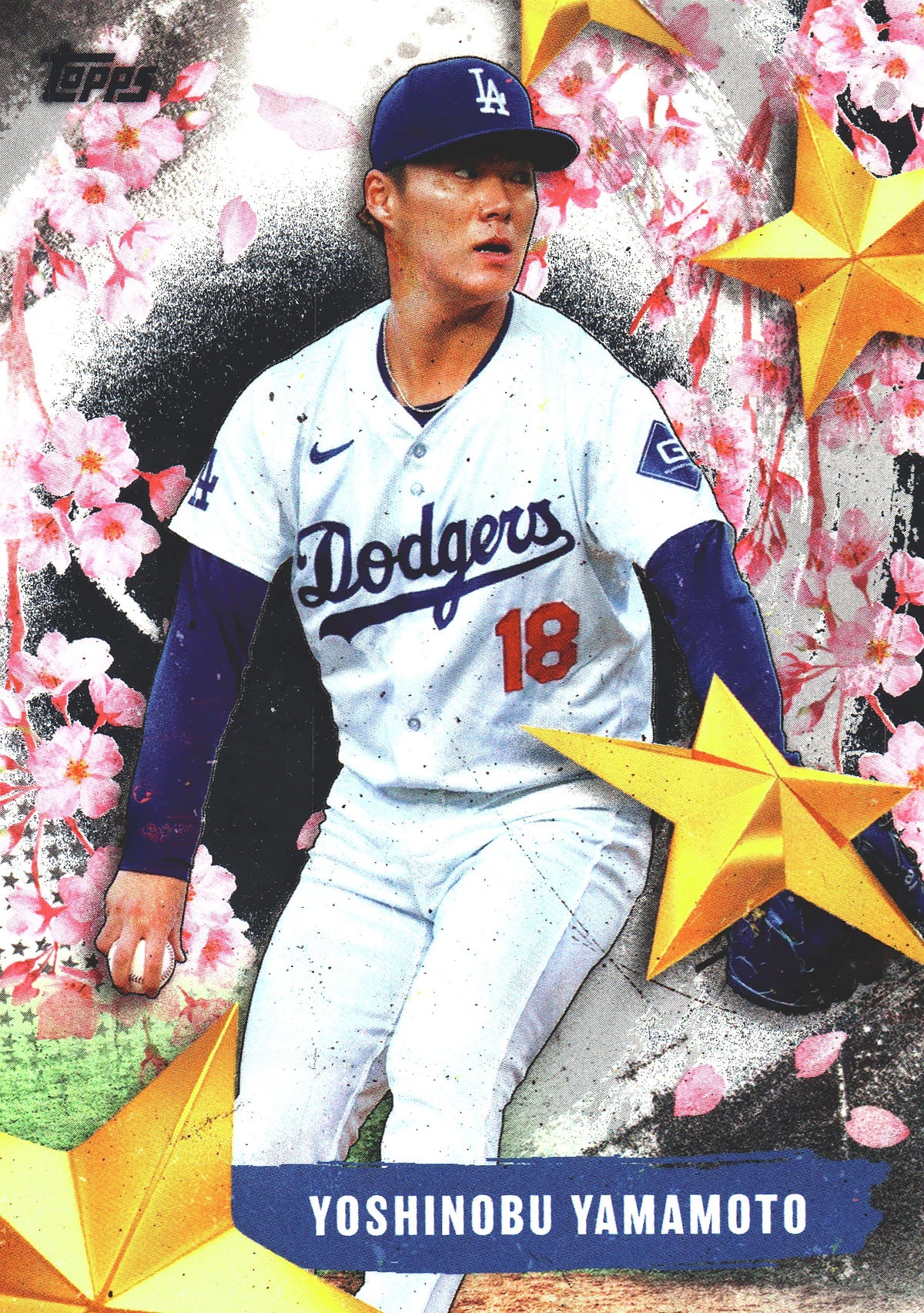 2025 Topps Series 1 Stars of Japan Yoshinobu Yamamoto #SOJ-2 Los Angeles Dodgers