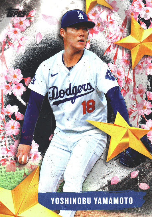 2025 Topps Series 1 Stars of Japan Yoshinobu Yamamoto #SOJ-2 Los Angeles Dodgers