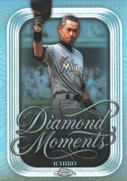 2026 Topps Chrome Diamond Moments Ichiro Suzuki #DM-42 Miami Marlins