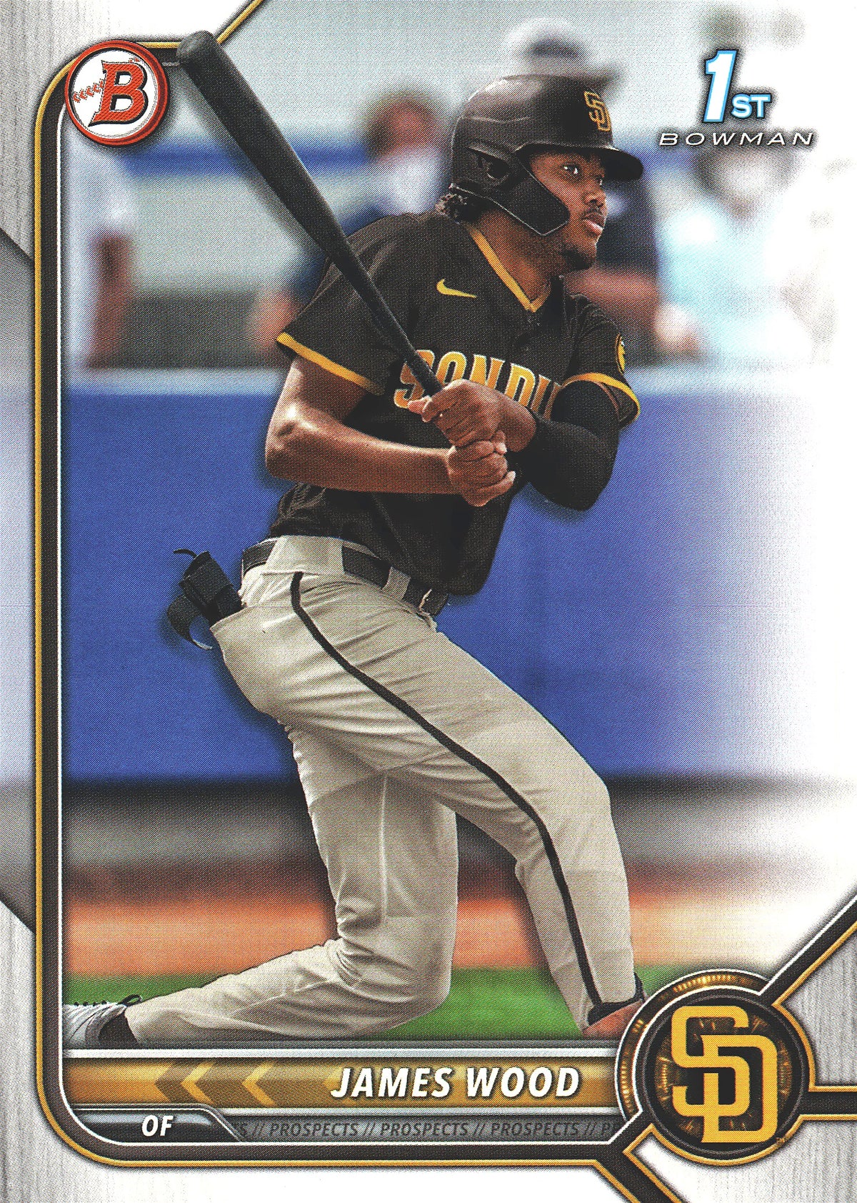 2022 Bowman 1st Bowman James Wood #BP-108 San Diego Padres