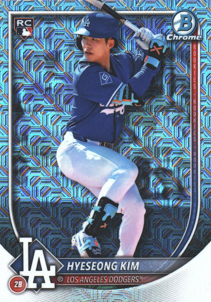 2025 Topps Bowman Chrome Mojo RC Hyeseong Kim #2 Los Angeles Dodgers