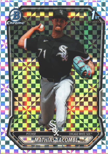 2026 Topps Bowman Chrome X-Fractor 1st Mathias Lacombe #BCP-119 Chicago White Sox