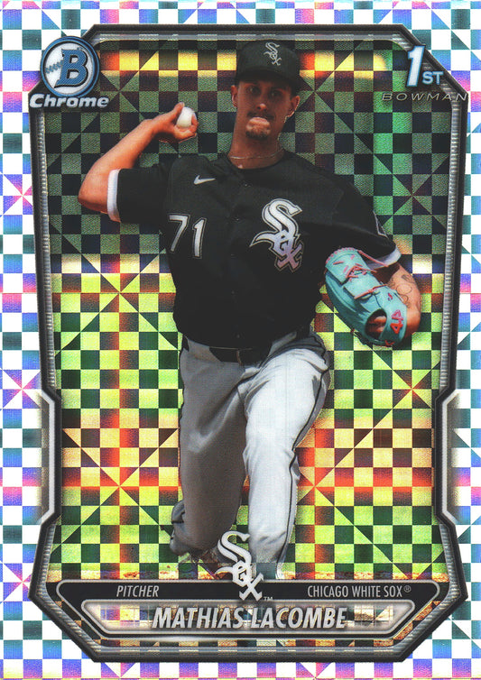 2026 Topps Bowman Chrome X-Fractor 1st Mathias Lacombe #BCP-119 Chicago White Sox