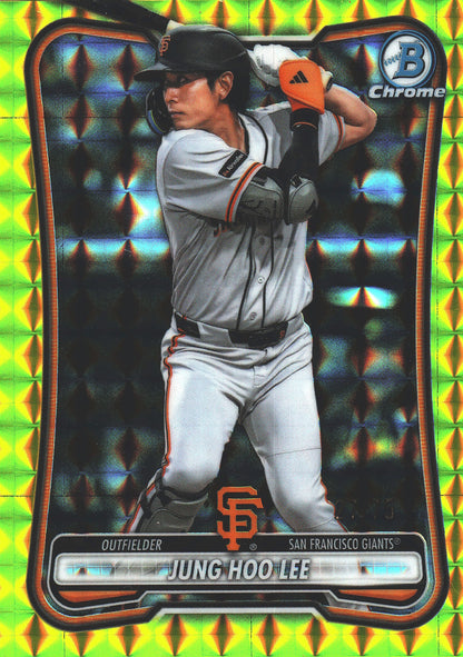 2026 Topps Bowman Chrome Yellow /75 Jung Hoo Lee #64 San Francisco Giants
