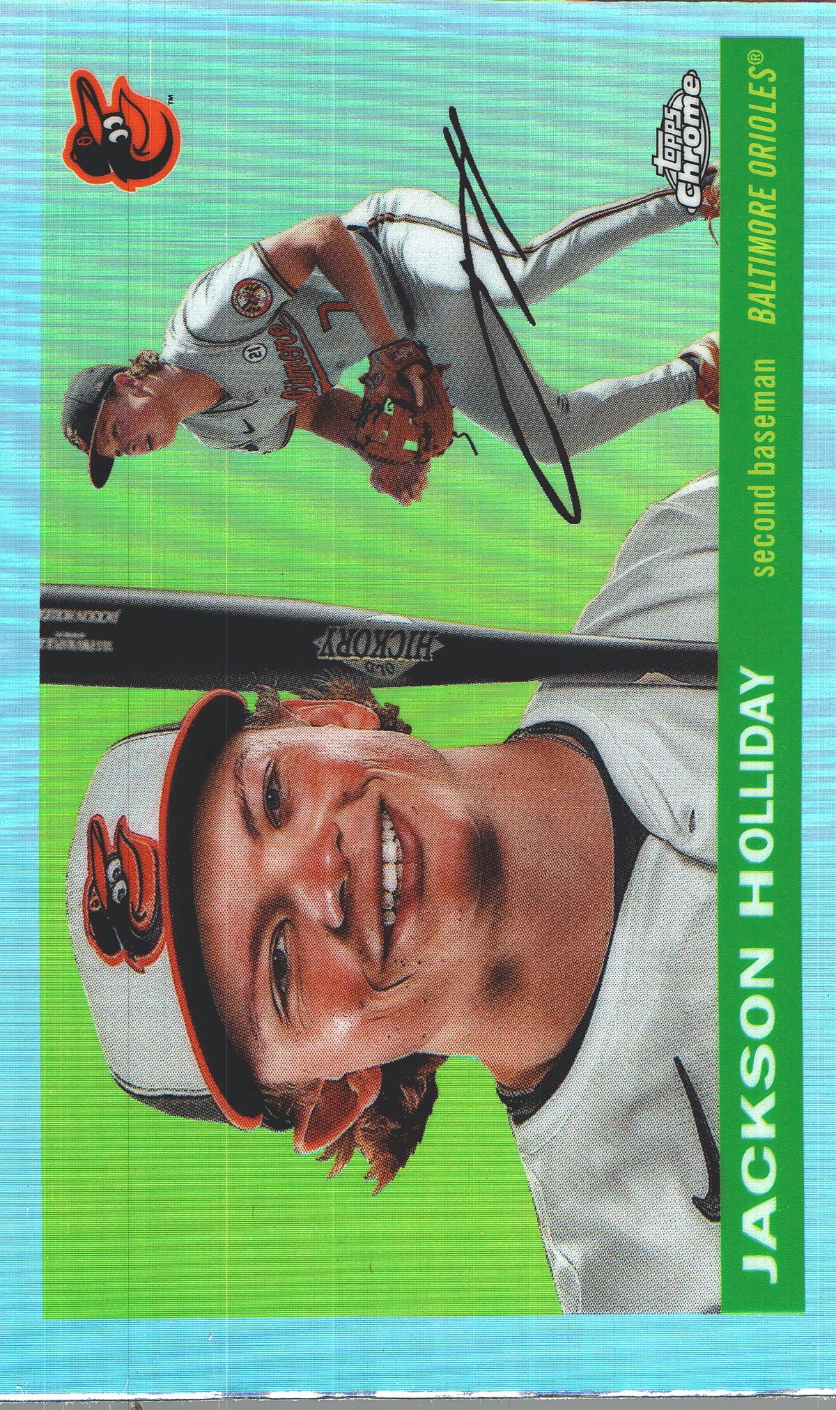 2025 Topps Chrome Platinum Refractor Jackson Holliday #67 Baltimore Orioles