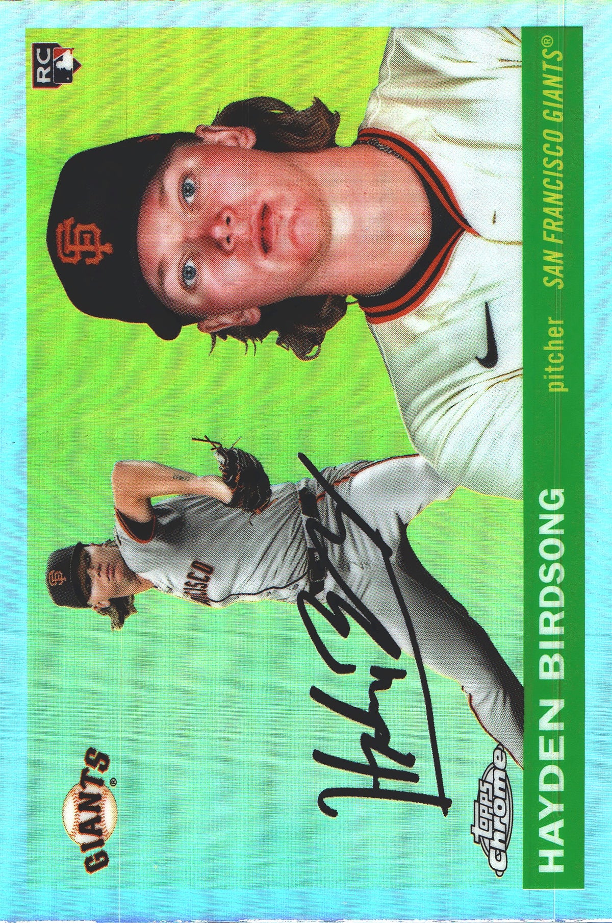 2025 Topps Chrome Platinum Refractor RC Hayden Birdsong #336 San Francisco Giants