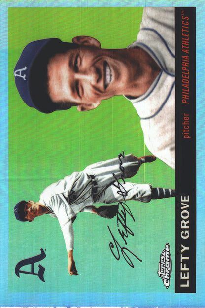 2025 Topps Chrome Platinum Refractor Lefty Grove #342 Philadelphia Athletics