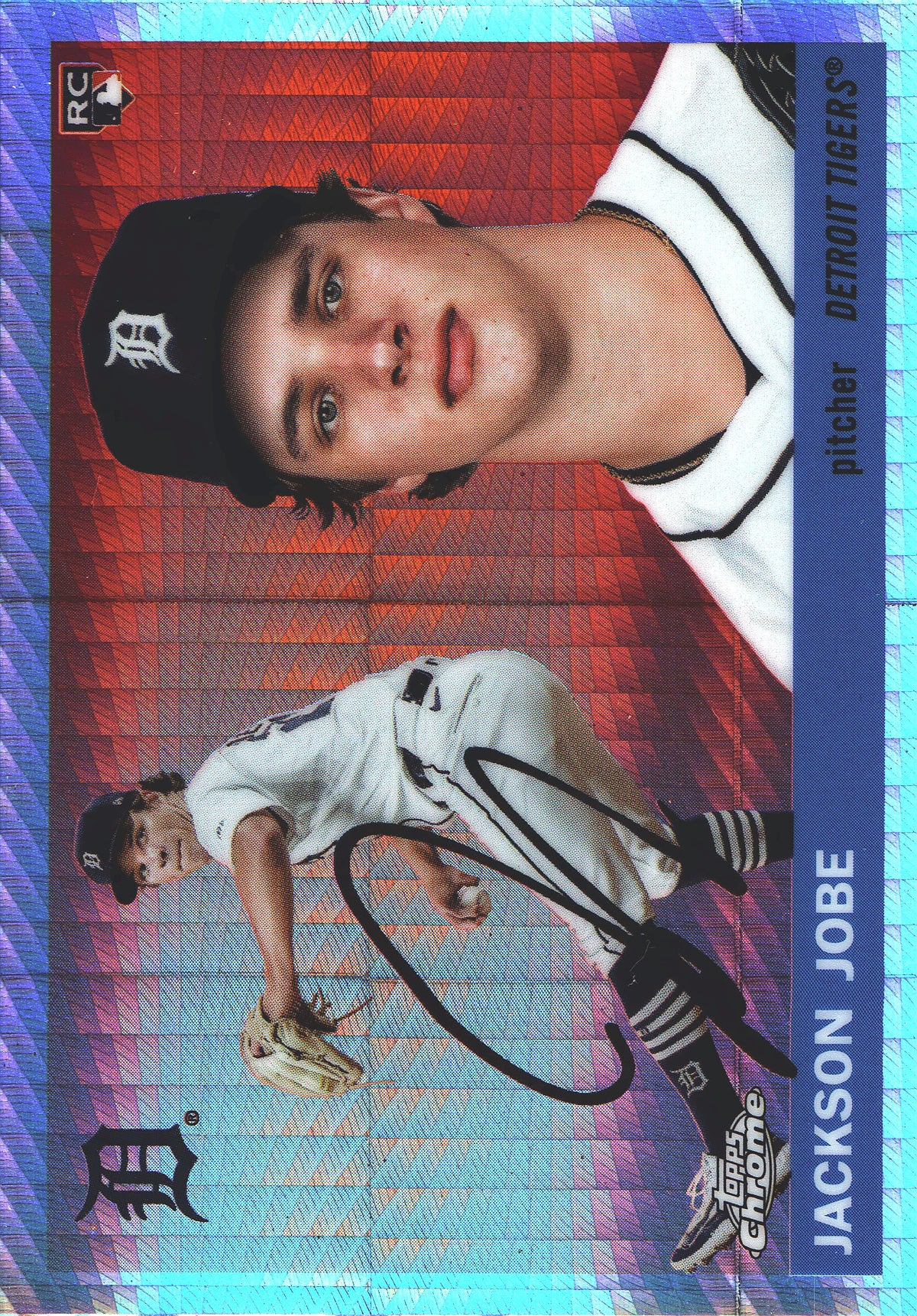 2025 Topps Chrome Platinum Prism Refractor RC Jackson Jobe #231 Detroit Tigers