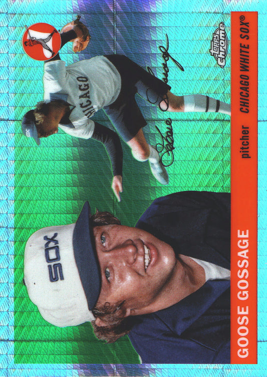 2025 Topps Chrome Platinum Prism Refractor Goose Gossage #442 Chicago White Sox