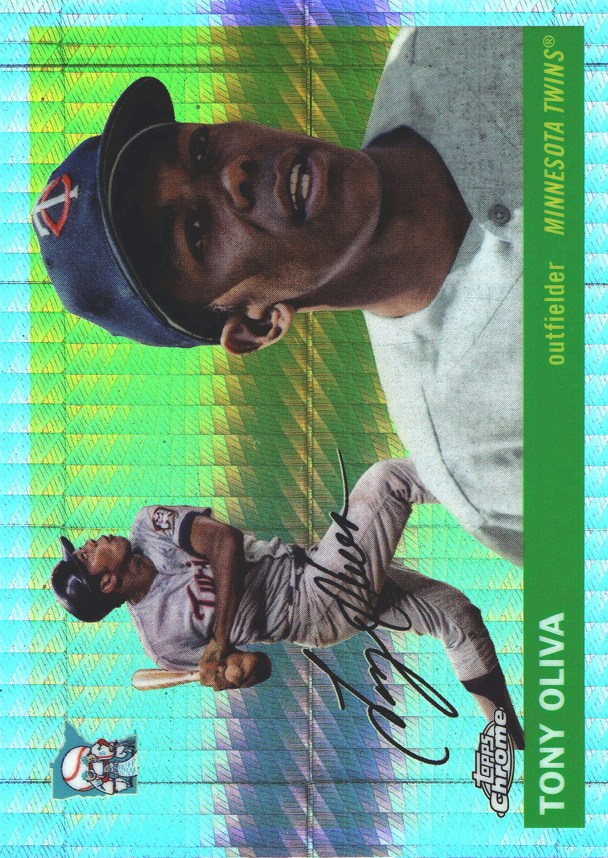 2025 Topps Chrome Platinum Prism Refractor Tony Oliva #445 Minnesota Twins