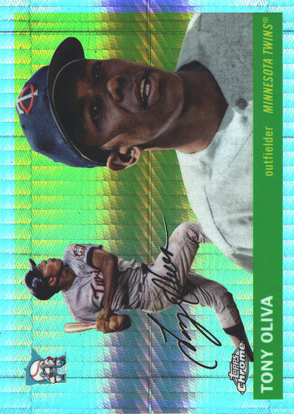 2025 Topps Chrome Platinum Prism Refractor Tony Oliva #445 Minnesota Twins