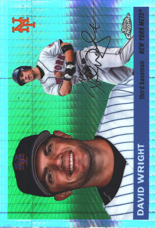 2025 Topps Chrome Platinum Prism Refractor David Wright #483 New York Mets