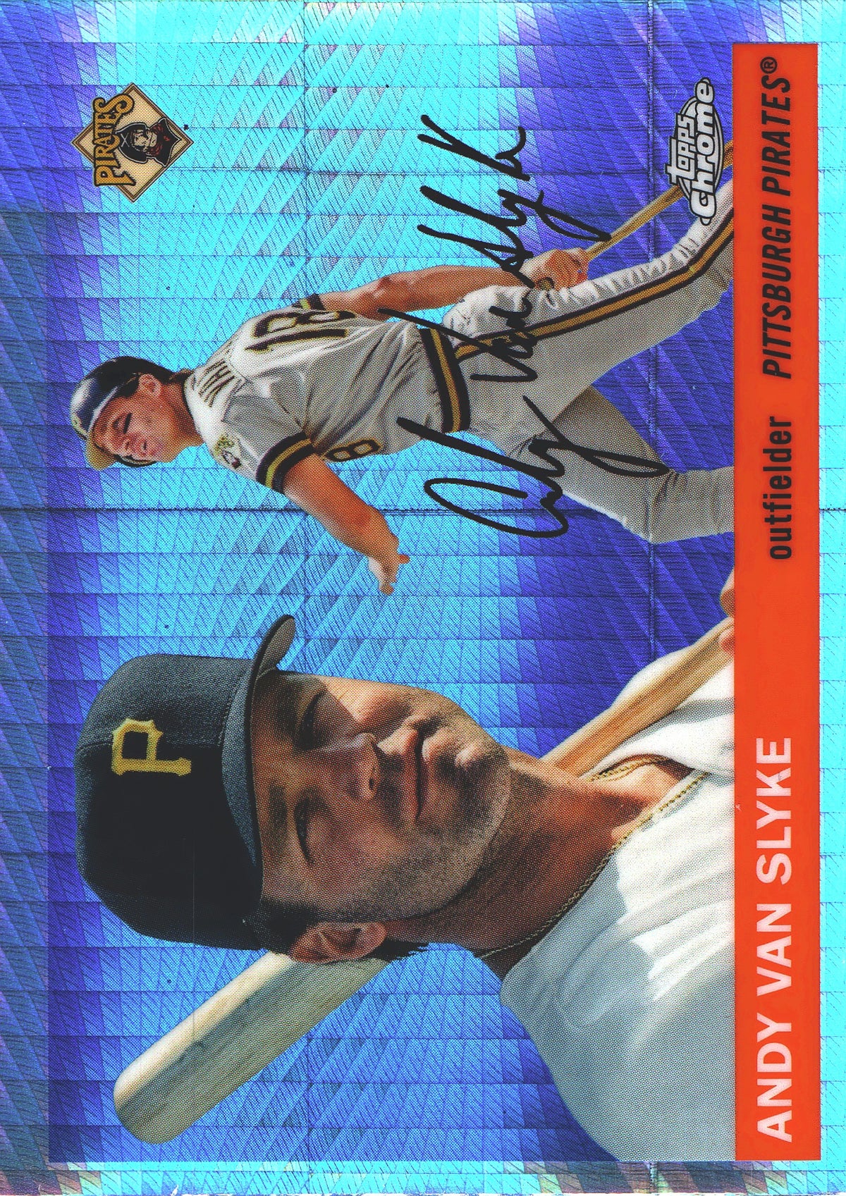 2025 Topps Chrome Platinum Prism Refractor Andy Van Slyke #491 Pittsburgh Pirates