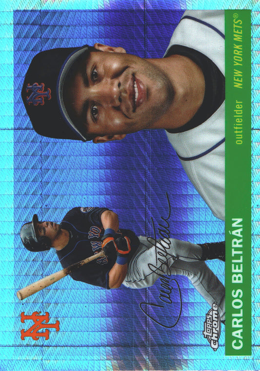 2025 Topps Chrome Platinum Prism Refractor Carlos Beltrán #493 New York Mets