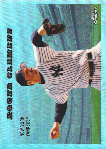 2025 Topps Platinum 1955 Topps Rails and Sails Roger Clemens #5 New York Yankees