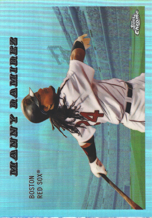 2025 Topps Platinum 1955 Topps Rails and Sails Manny Ramirez #12 Boston Red Sox
