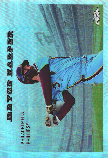 2025 Topps Platinum 1955 Topps Rails and Sails Bryce Harper #20 Philadelphia Phillies