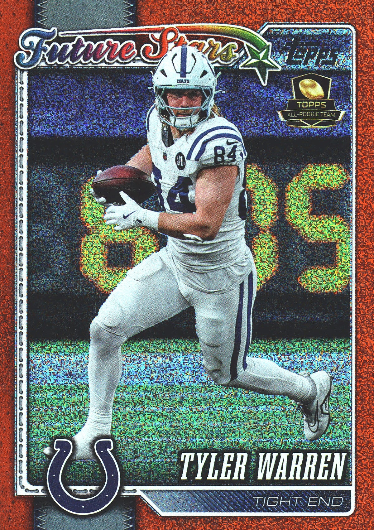 2026 Topps Flagship Future Stars Orange /25 Tyler Warren #265 Indianapolis Colts