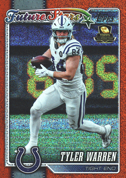 2026 Topps Flagship Future Stars Orange /25 Tyler Warren #265 Indianapolis Colts
