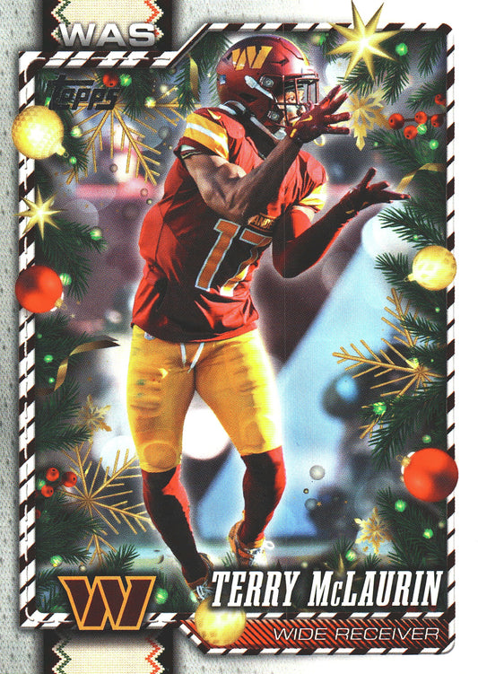2026 Topps Holiday Terry McLaurin #100 Washington Commanders
