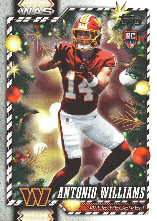 2026 Topps Holiday RC Antonio Williams #178 Washington Commanders