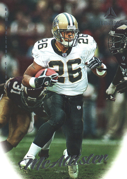 2025 Panini Luminance Deuce McAllister #72 New Orleans Saints