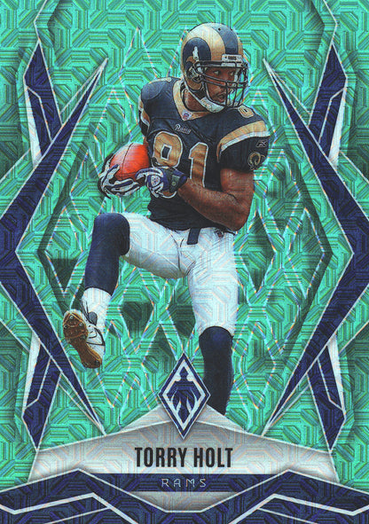 2025 Panini Phoenix Blue Mojo /50 Torry Holt #137 St. Louis Rams