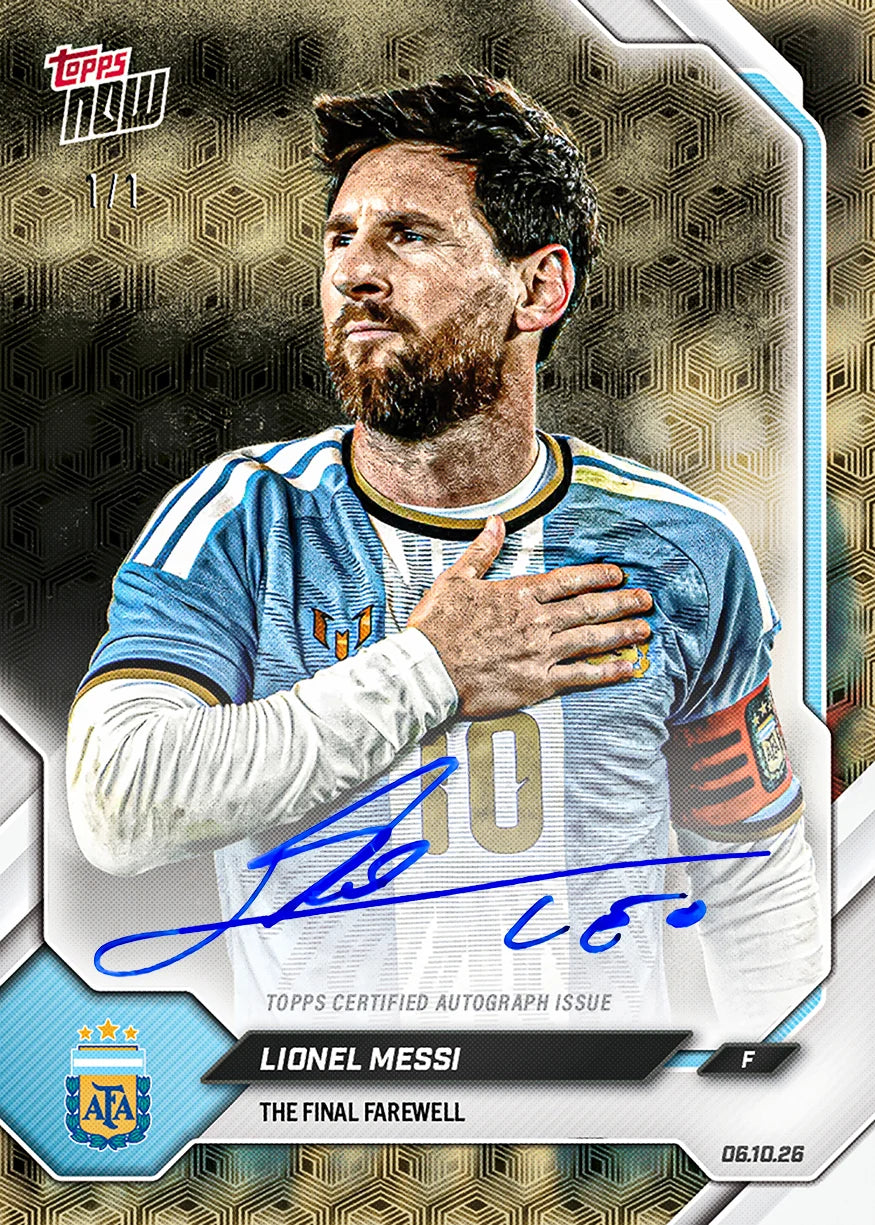 2026 Argentina Topps NOW® - Final Farewell Pack - Lionel Messi