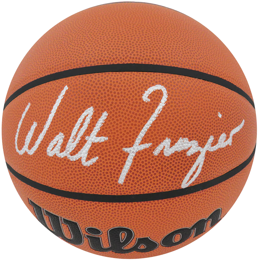 Wilson ball signed by Walt Frazier (JSA)