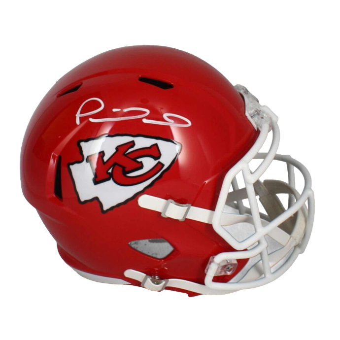 Casque NFL Réplique Kansas City Chiefs signé par Patrick Mahomes (Beckett)