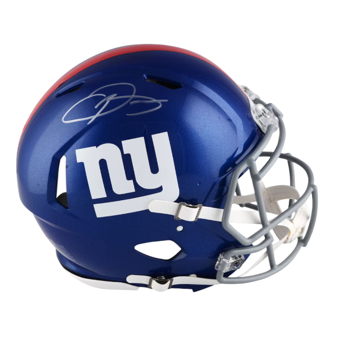 New York Giants Replica Helmet signed by Odell Beckham Jr (Steiner)