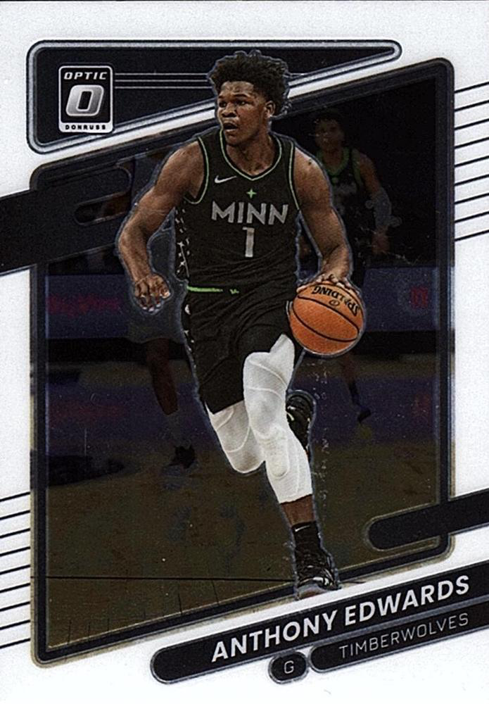 2021 Panini Donruss Optic Anthony Edwards #83 Minnesota Timberwolves