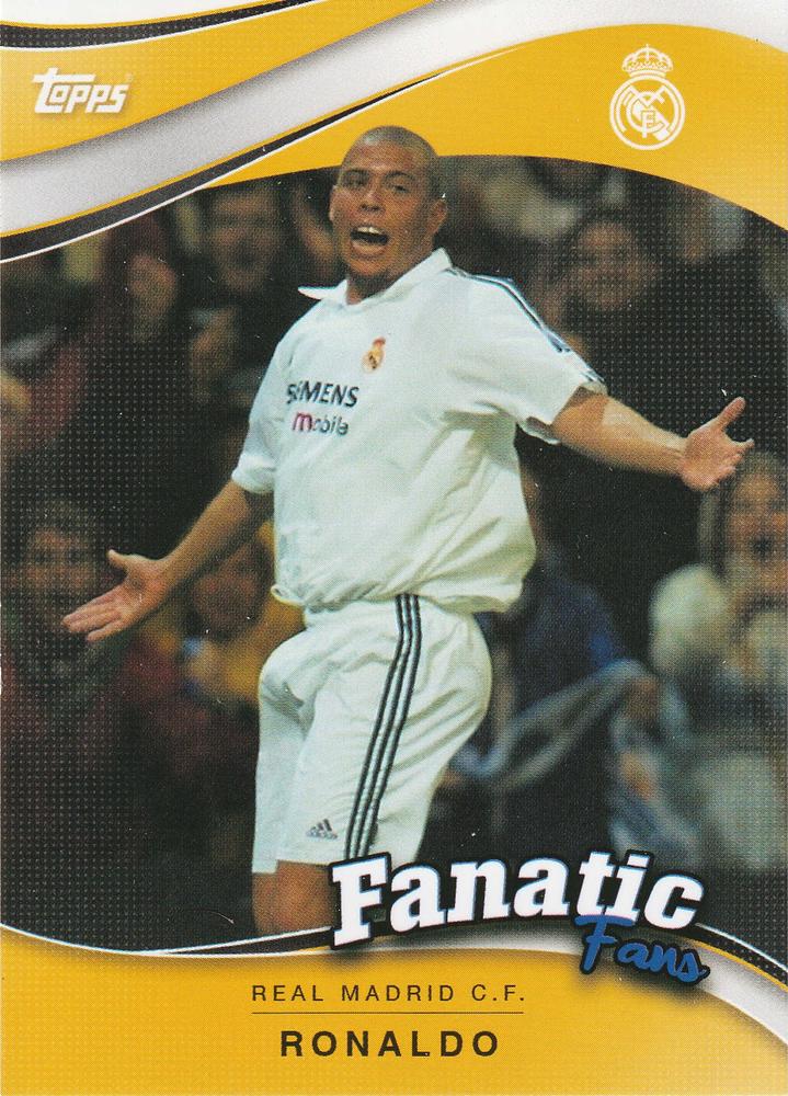 2024 Topps Real Madrid Fan Set Fanatics Fans Ronaldo #FF-3 Real Madrid CF