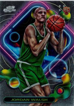 2023 Topps Chrome Cosmic Jordan Walsh RC #184 Boston Celtics