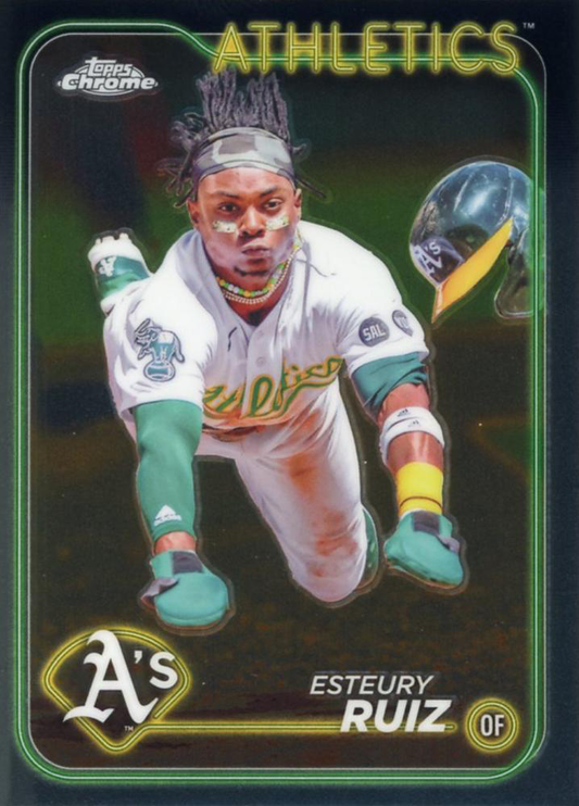 2024 Topps Chrome Esteury Ruiz Oakland Athletics #241