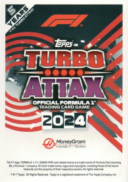2024 Topps Turbo Attax F1 Nico Hulkenberg RU #MGA 4 Haas F1 Team