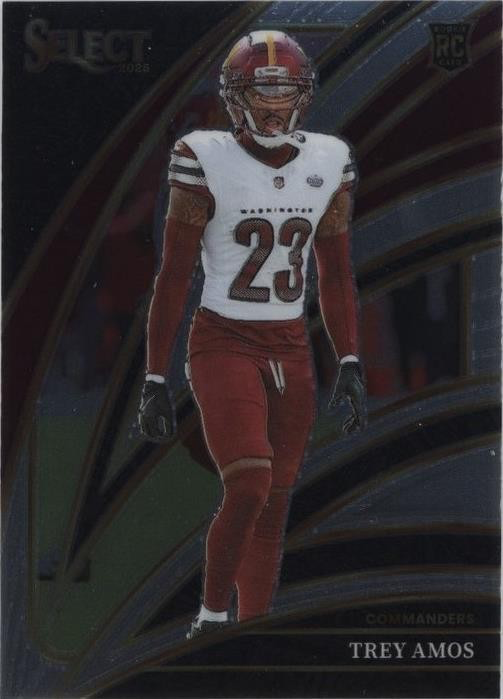 2025 Panini Select Trey Amos #287 Washington Commanders