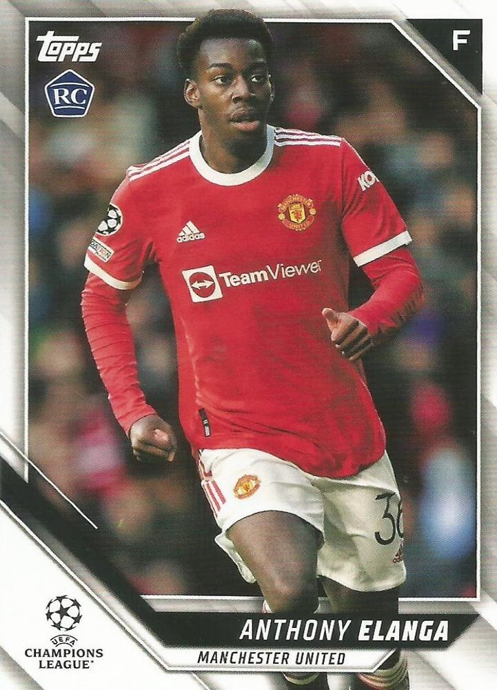 2021 Topps UCC RC Anthony Elanga #154 Manchester United
