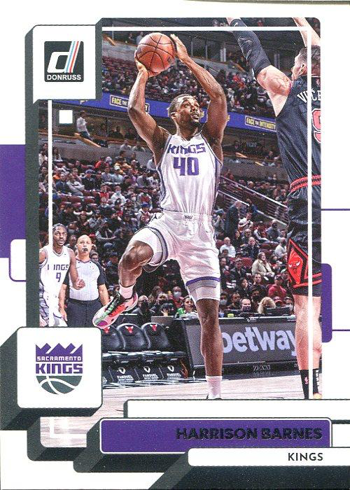2022 Panini Donruss Harrison Barnes #140 Sacramento Kings
