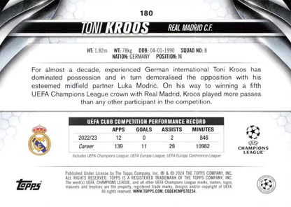 2023 Topps UCC Toni Kroos #180 Real Madrid CF