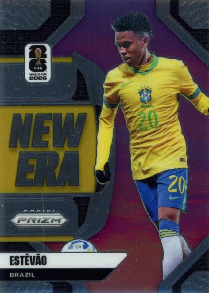 2026 Panini Prizm FIFA World Cup New Era Estevao #21 Brésil