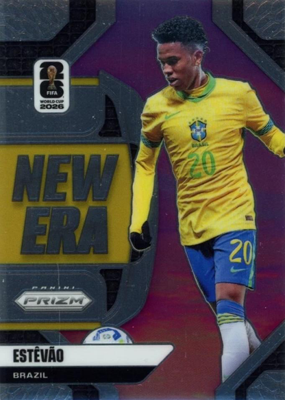 2026 Panini Prizm FIFA World Cup New Era Estevao #21 Brésil
