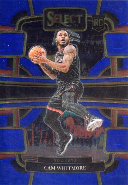 2023 Panini Select NBA Blue Cam Whitmore RC #69 Houston Rockets