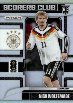 2026 Panini Prizm World Cup Silver Scorers Club Nick Woltemade #5 Allemagne